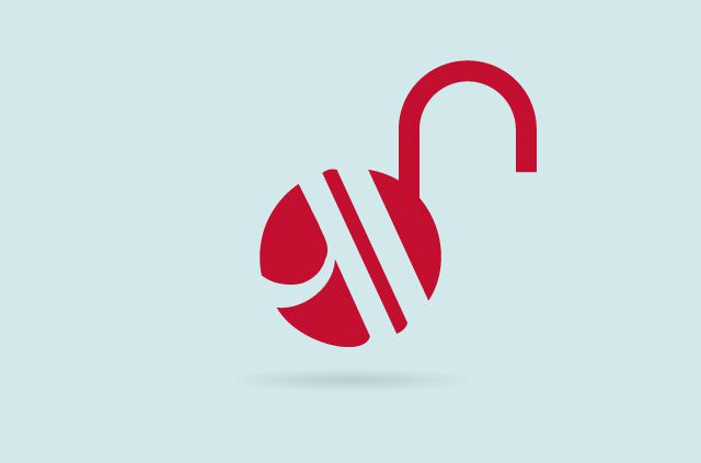 The Marriott logo restyled to look like an open padlock.