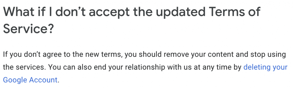 Screenshot of Google