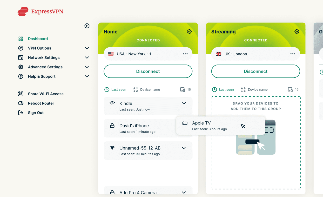 Screenshot of Aircove