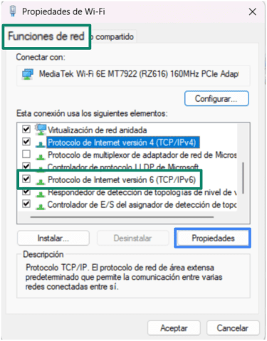 Select Networking From The Tab Es