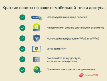 Illustration Quick Tips For Securing Your Mobile Hotspot Ru