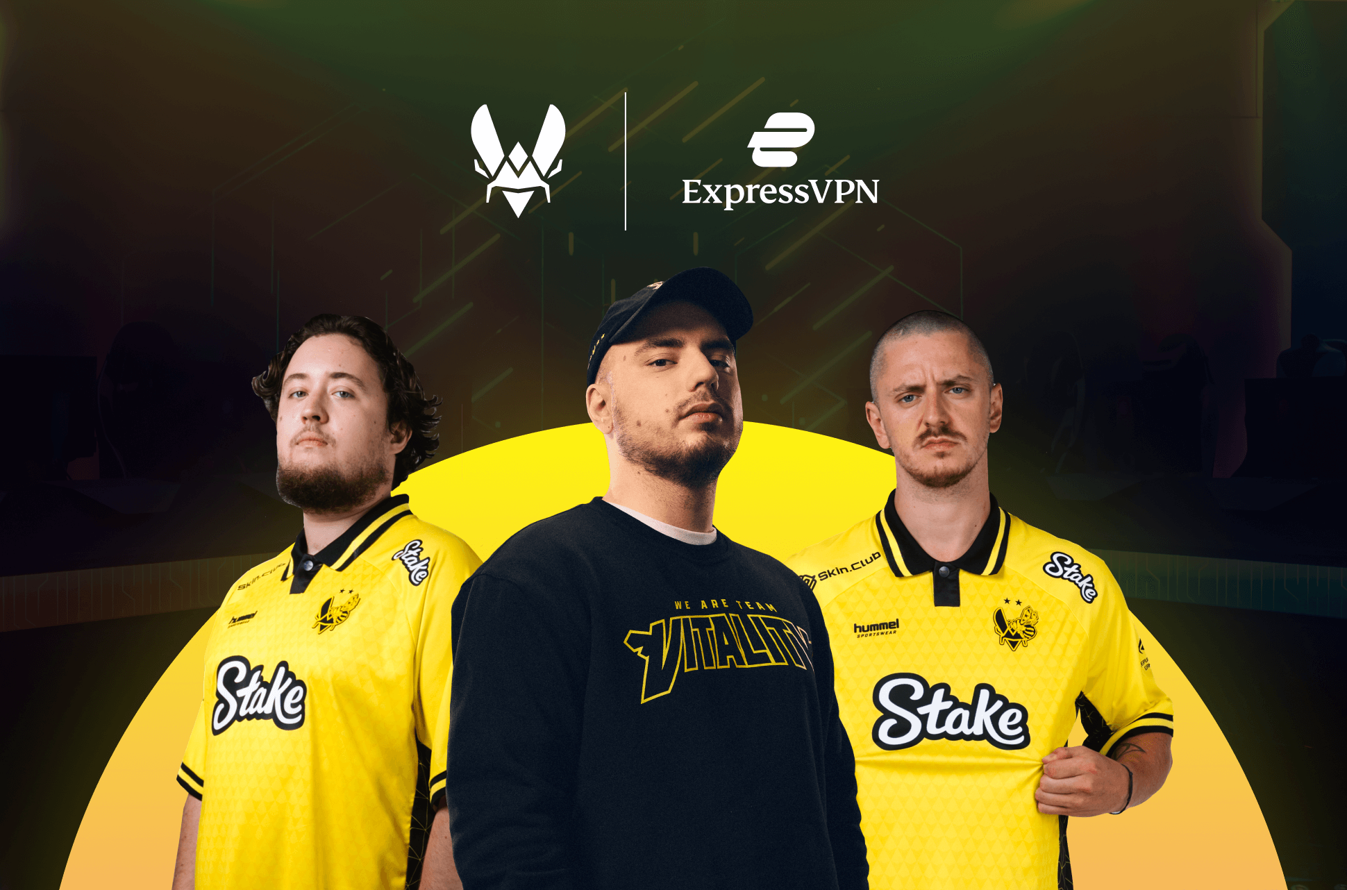 ExpressVPN x Team Vitality co-branded header image