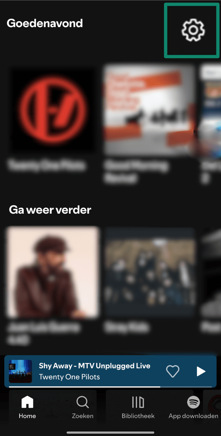 Tap The Gear Icon Nl