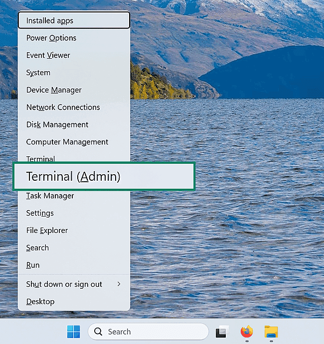 Windows Terminal Admin