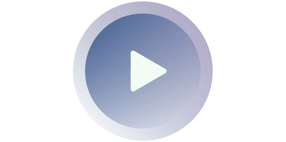 Bouton de lecture bleu.