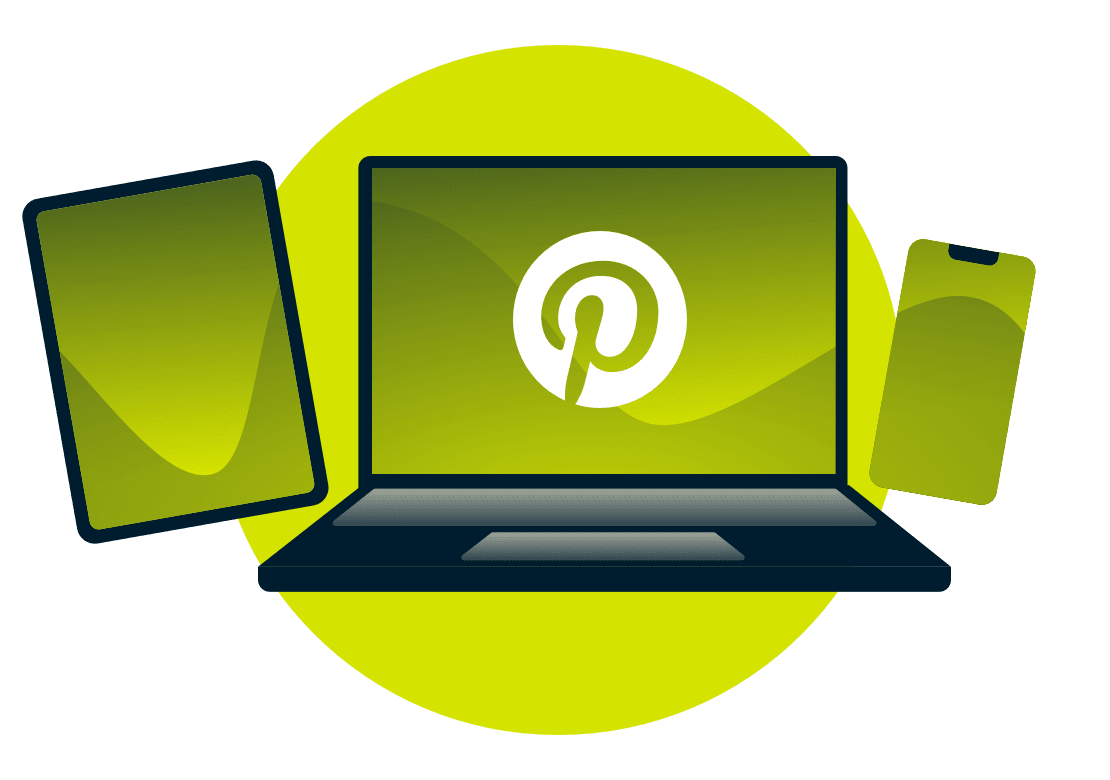 Pinterest sur un PC avec ExpressVPN.