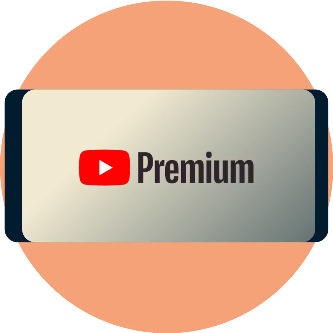 YouTube Premium sur un écran de smartphone.