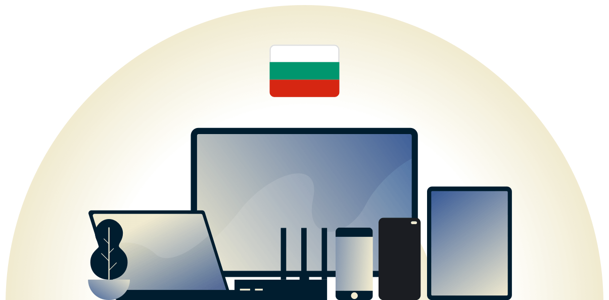 Bulgaria VPN protecting a variety of devices.