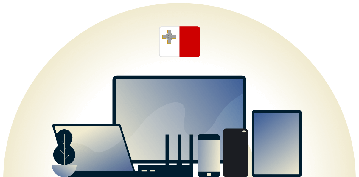 VPN for Malta beskytter en rekke enheter.