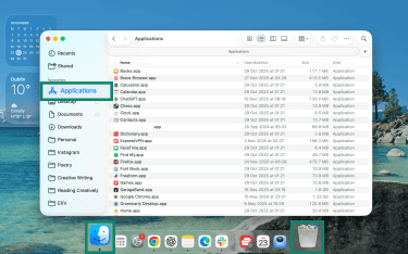 Finder → Applications → Trash on Mac device.